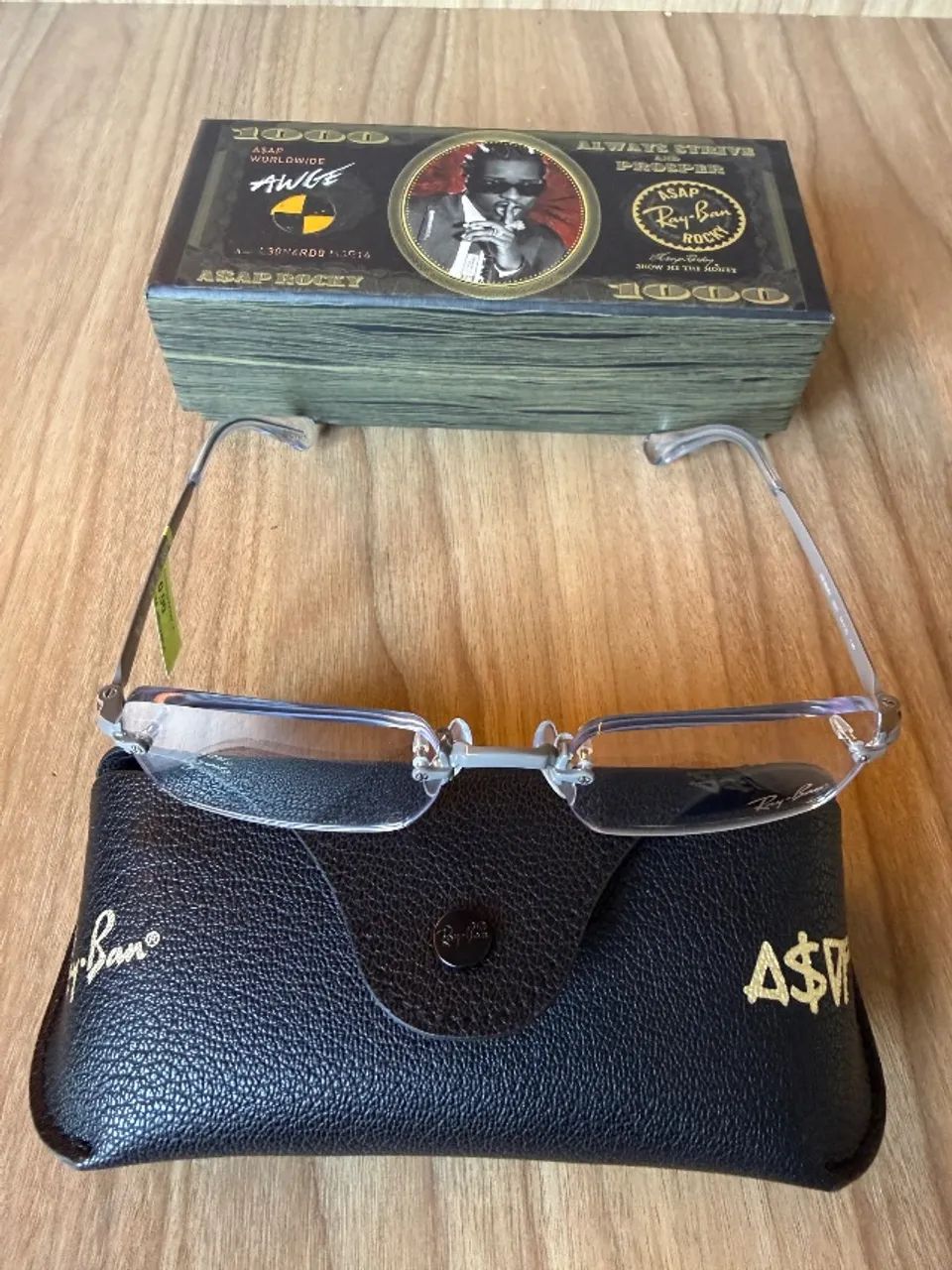 Armação Ray Ban Cinza 3928V 3201 (Sem uso) - Foto 4