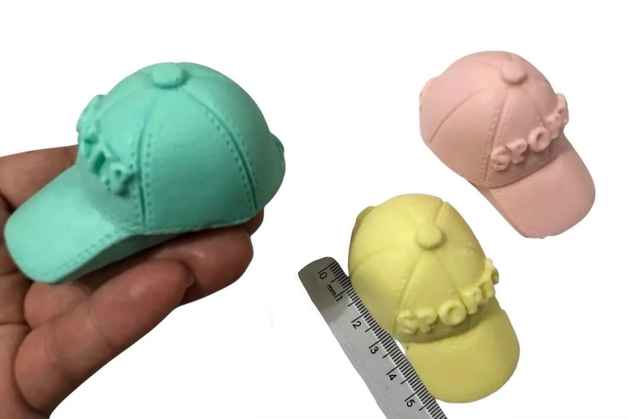 Molde para artesanato em silicone tema boné