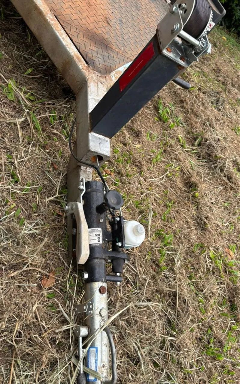 Carretinha Bitruck com documentação para mini escavadeira Yanmar vio20 - Foto 3