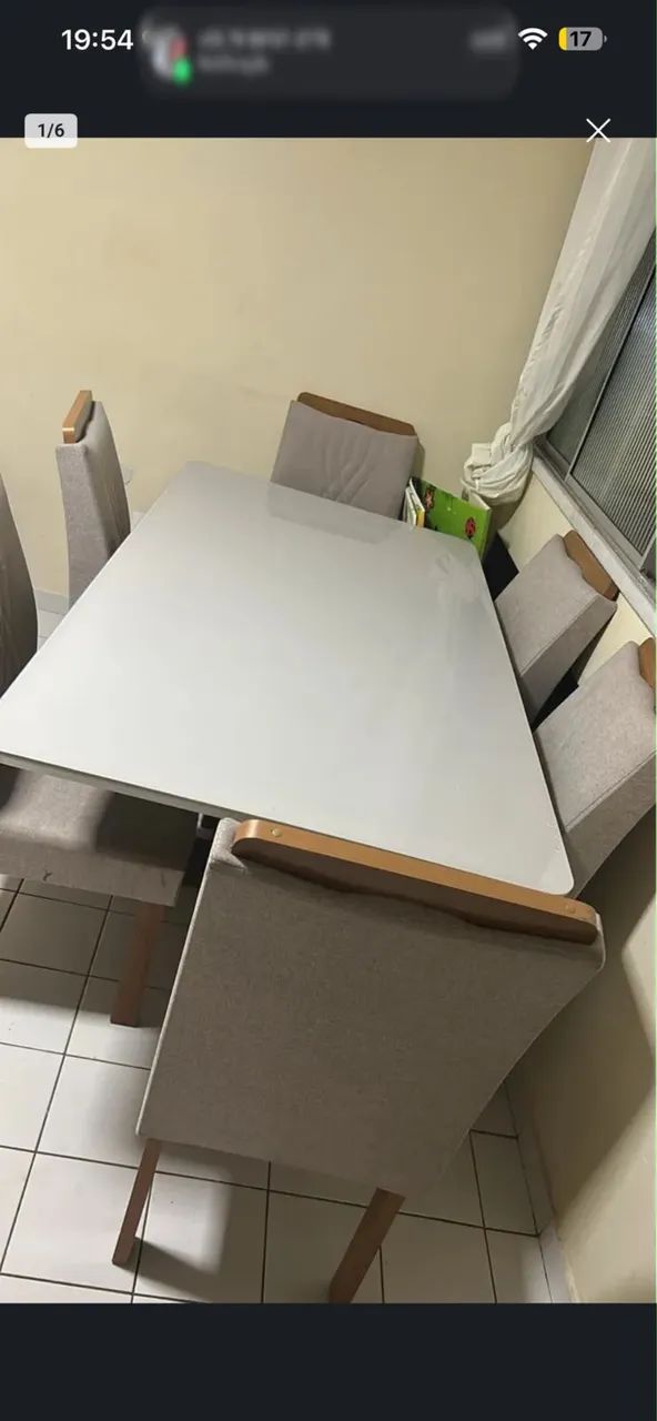 Vendo ou Troco Mesa com Cadeiras - Foto 2