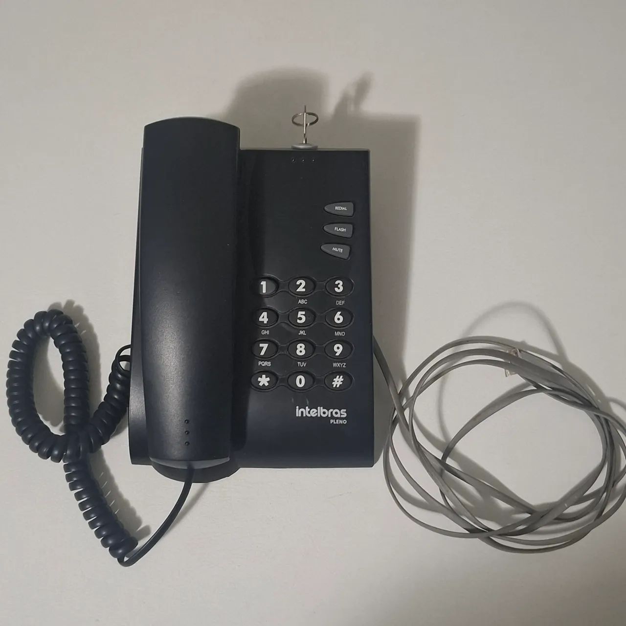 Telefone com fio Intelbras Pleno com chave - Foto 4
