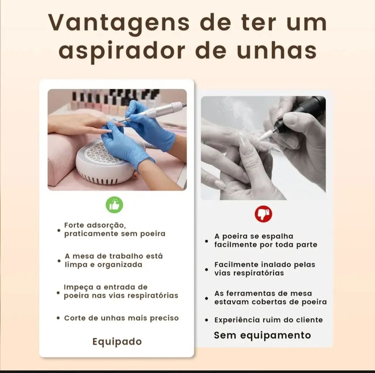 COLETOR DE PO Manicure  - Foto 2