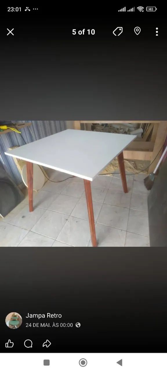 Mesas retro para sala ou cozinha  - Foto 3