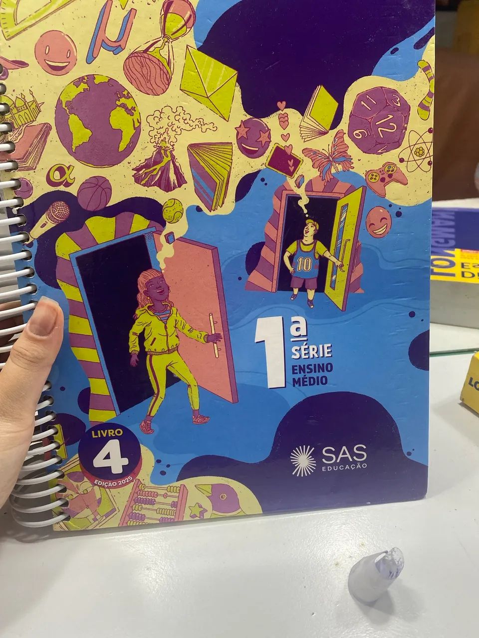 Livros sas 1 ano edição 2025, vem os 6 módulos, livro de artes, sociologia e filosofia  - Foto 4
