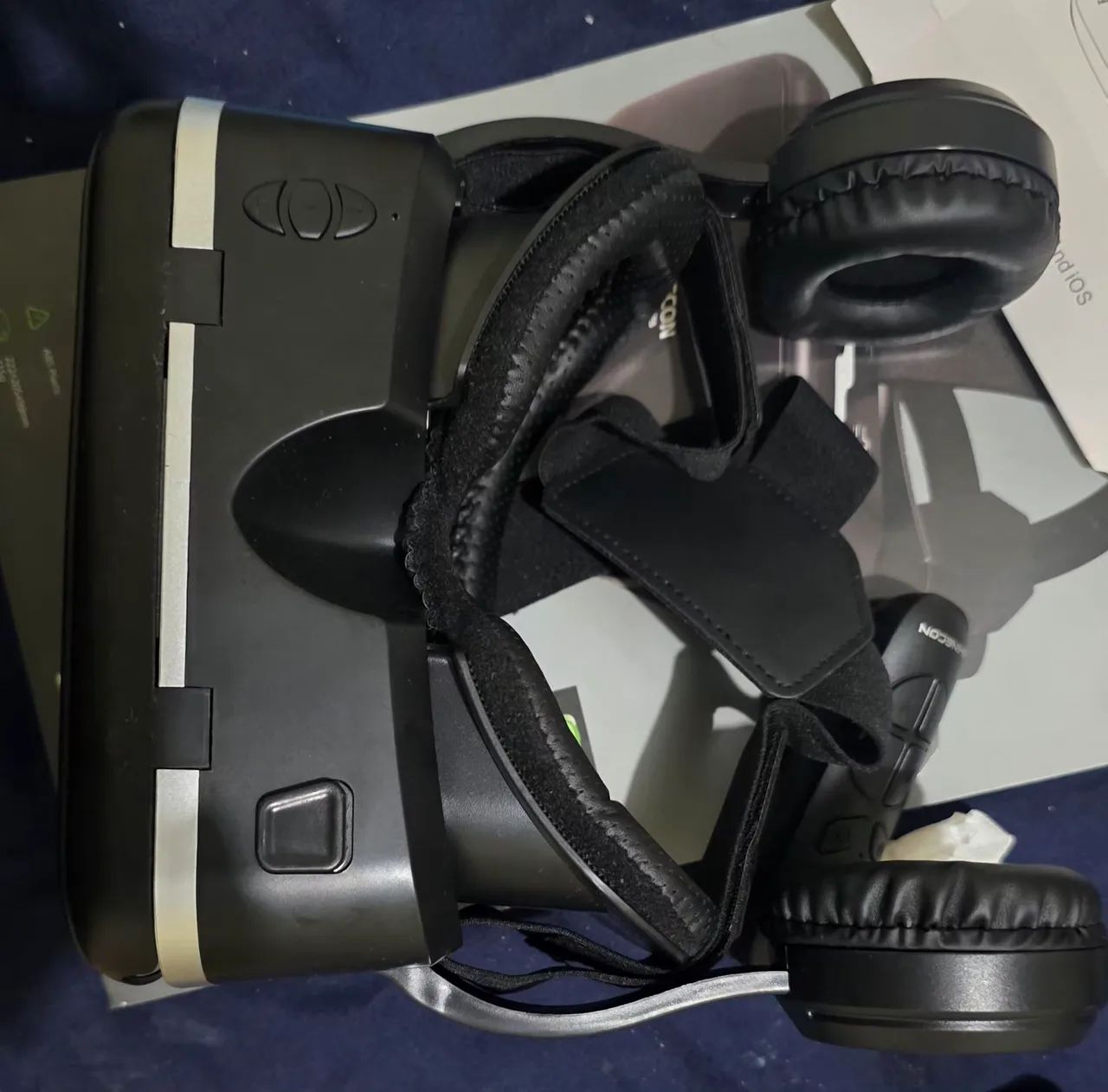 Óculos VR Shinecon SC-G04E com Fone e Controle Bluetooth - Foto 2