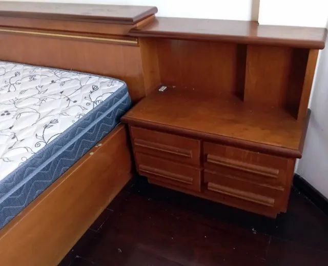 Cama casal  madeira   - Foto 3