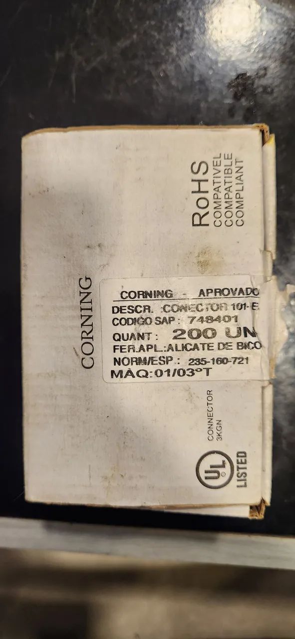 Conector emenda 101e com gel, ou conector Bargoa. Novo, na caixa com 200 unidades  - Foto 2