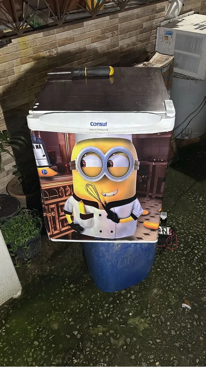 Vendo ar condicionado e um frigobar  - Foto 3