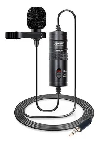 Microfone Lapela Knup KP-920 Condensador Omnidirecional c/ Fio 6m P/ Celular DSLR - Foto 2