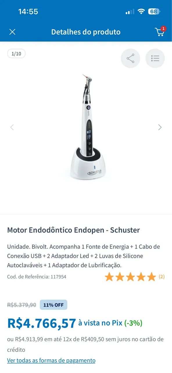 Motor endodôntico  - Foto 2