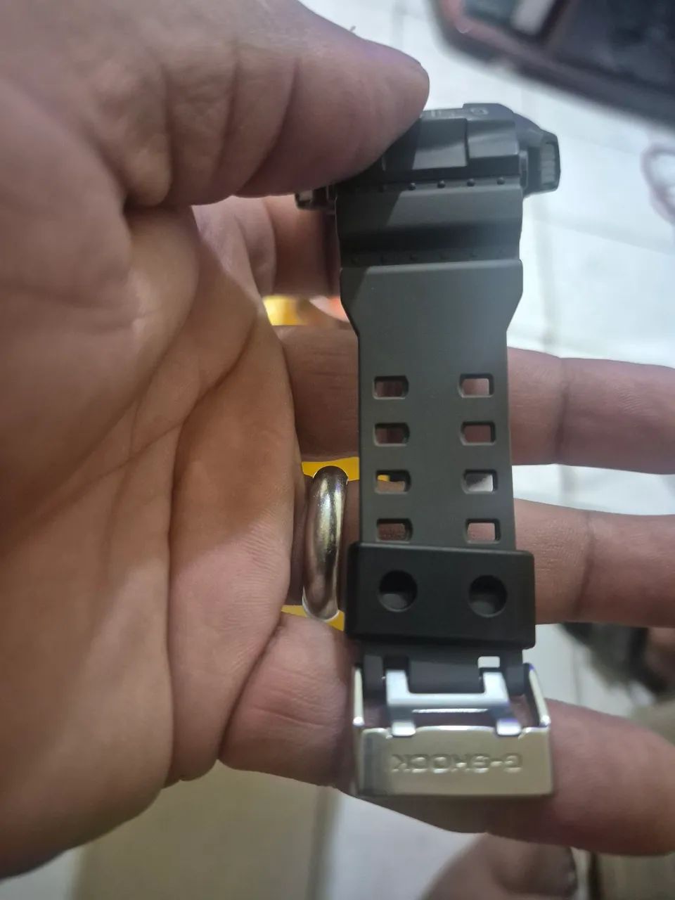 relógio casio g-shock hidden glow ga-110hd-8a - Foto 5