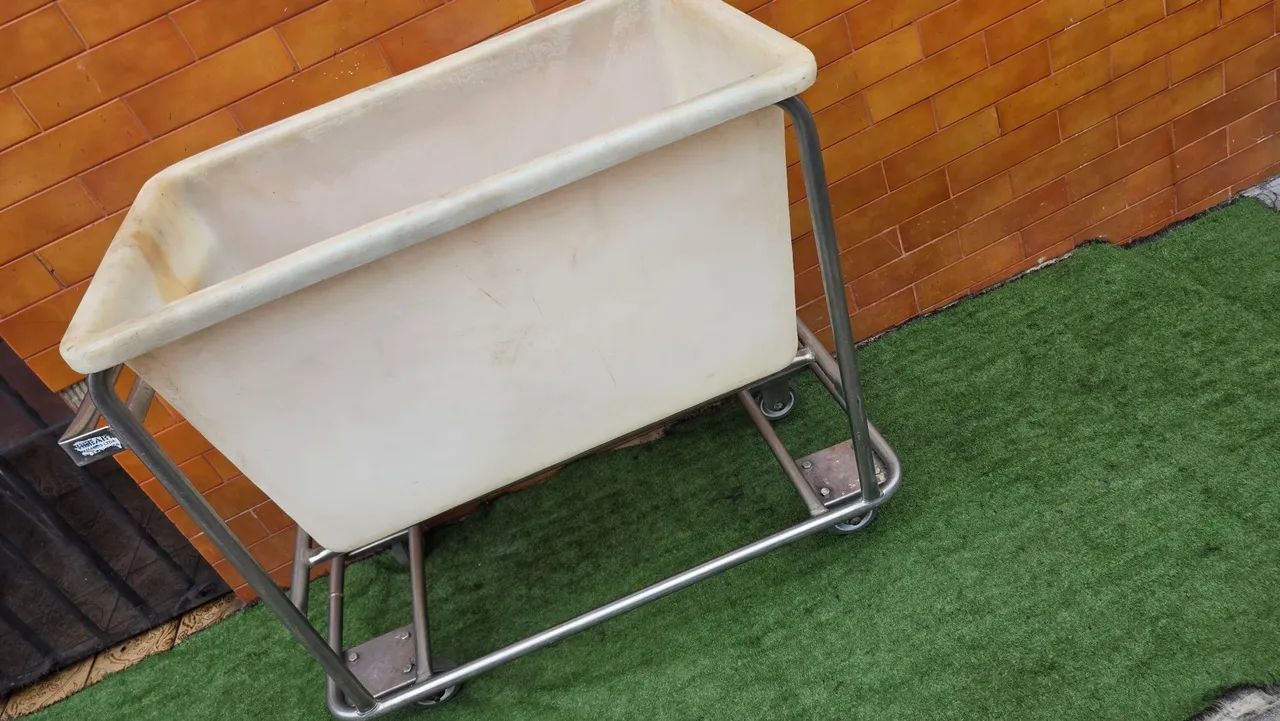 Carrinho inox açougue frigorífico auxiliar  - Foto 4