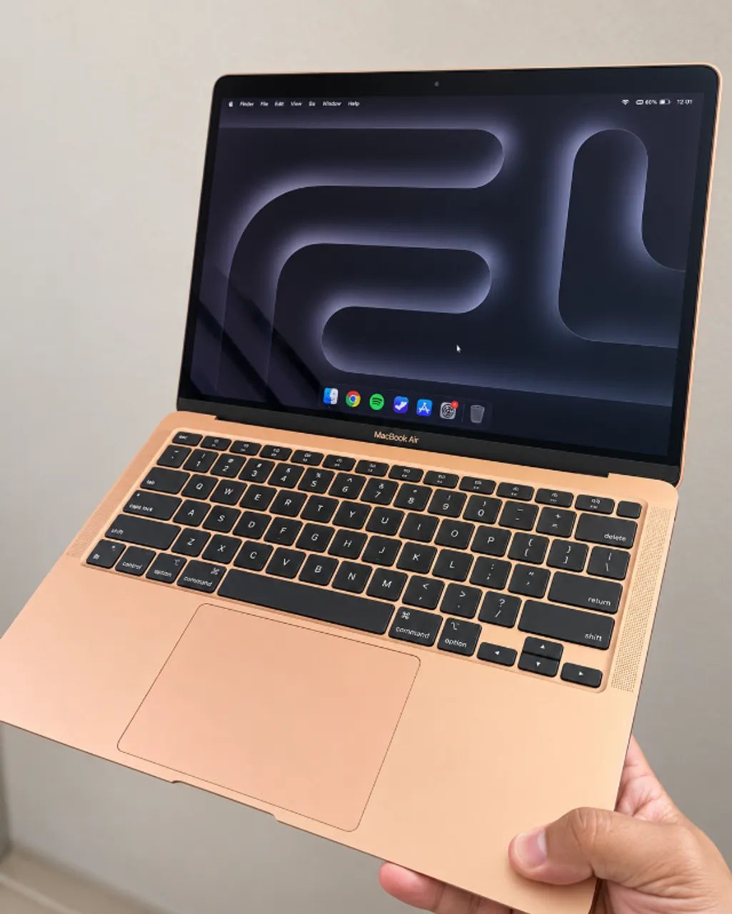 MacBook Air M1 8GB 256GB Rose Gold | Completo + Garantia 2027