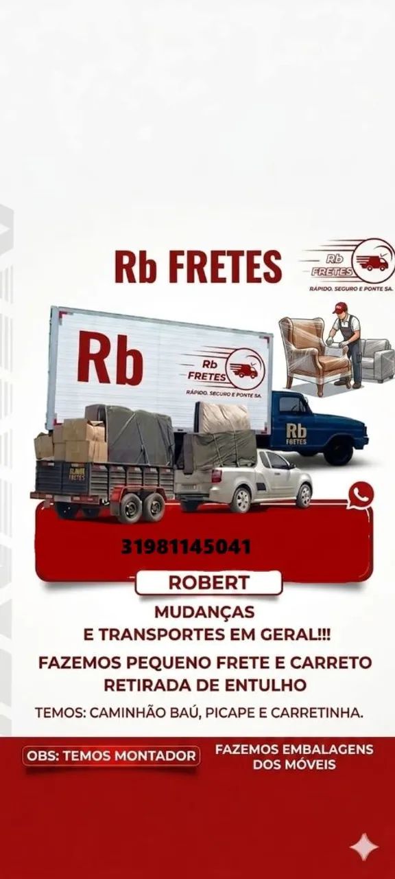 Fretes mudanças coleta de entulhos etc *