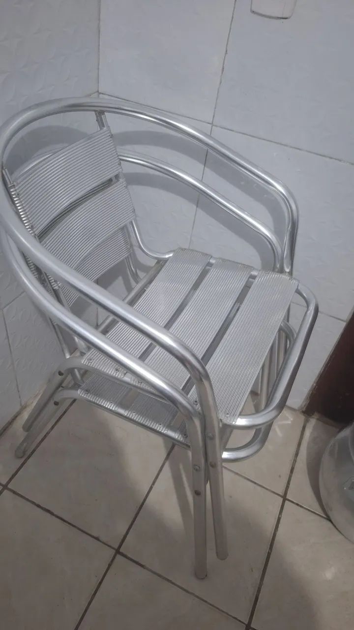 Cadeiras de alumínio para salas/terraço  - Foto 5