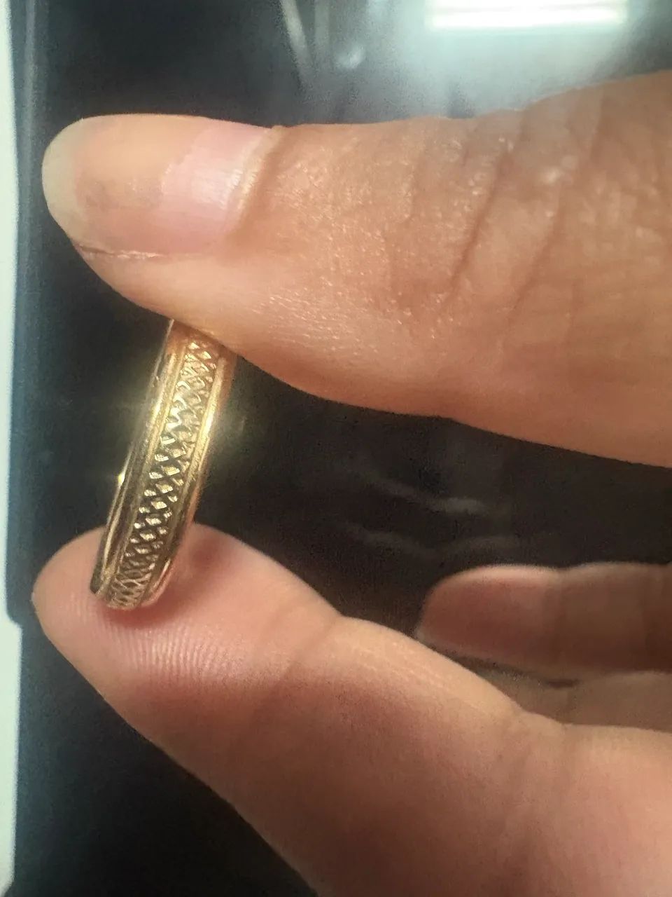Aliança Rommanel banhada a ouro 18k Cód. 510916  - Foto 2