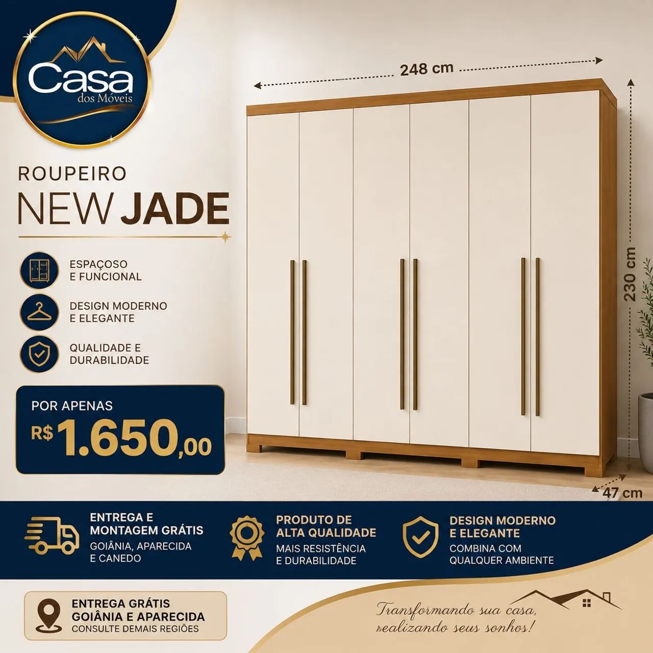 Guarda roupa Jade New Jade 