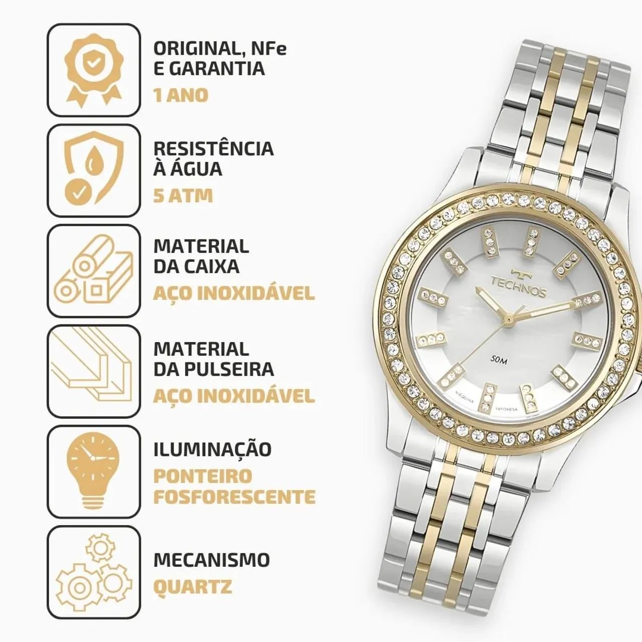 Relógio Technos Feminino - Foto 4