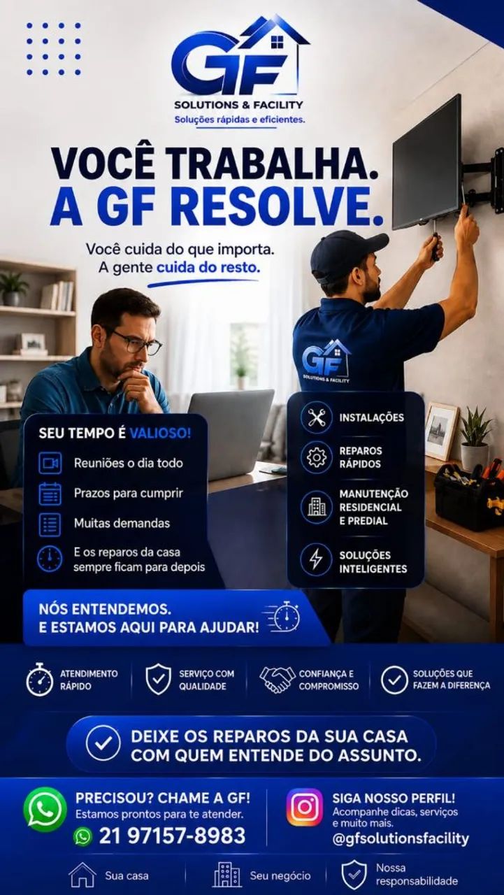 Instalações e Reparos, soluções inteligentes!
