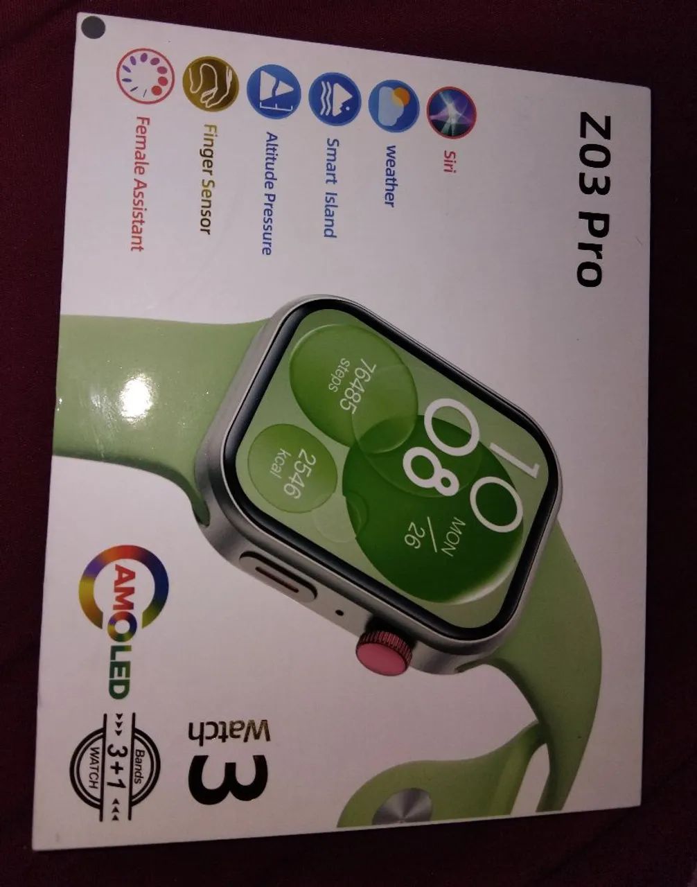 Smartwatch Z03 Pro (tela amoled).