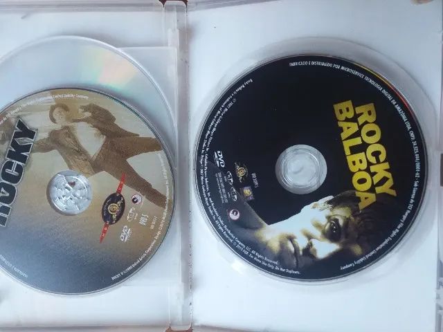 dvd rock balboa 4 e 5 e balboa   R$45  - Foto 3