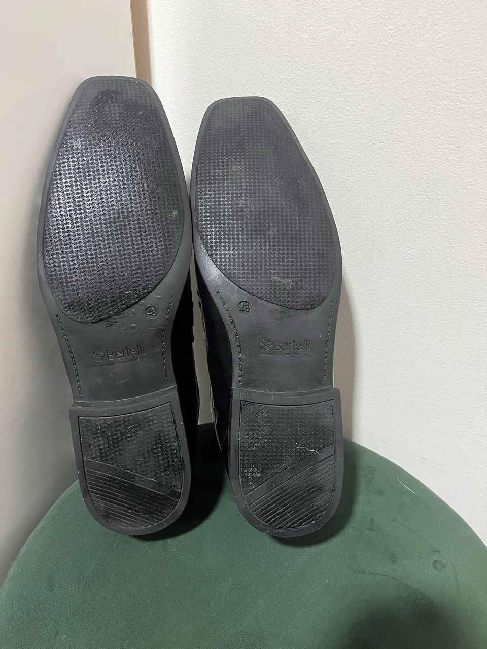 Sapato Social Bertelli Preto Com Caixa 48 - Foto 4