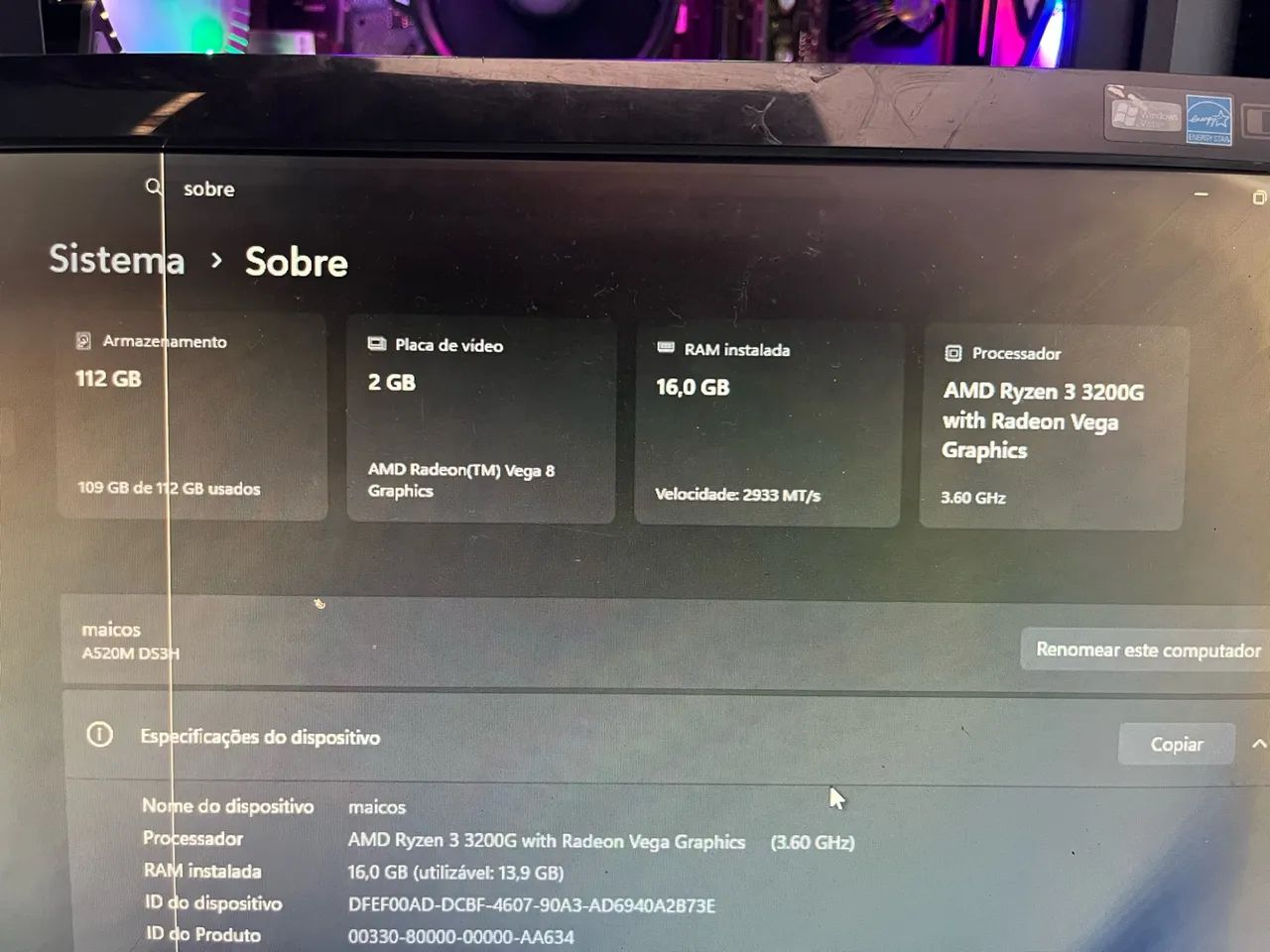 Ryzen 3 3200G - Foto 5