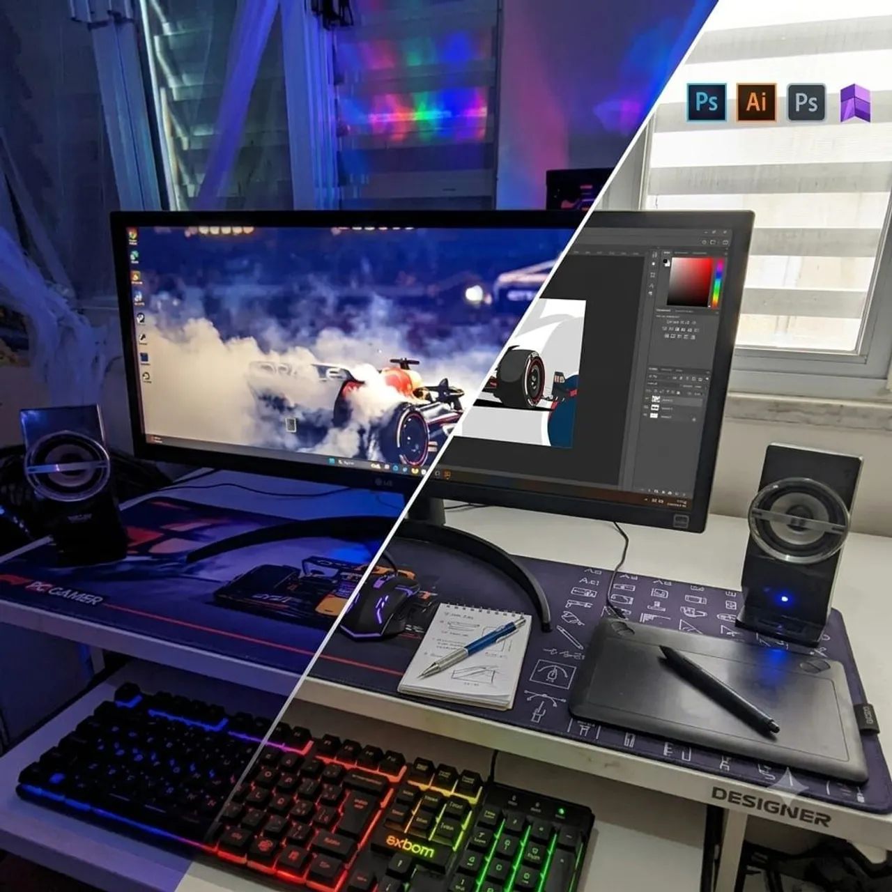 PC gamer pra trabalhar com designer ou pra jogos