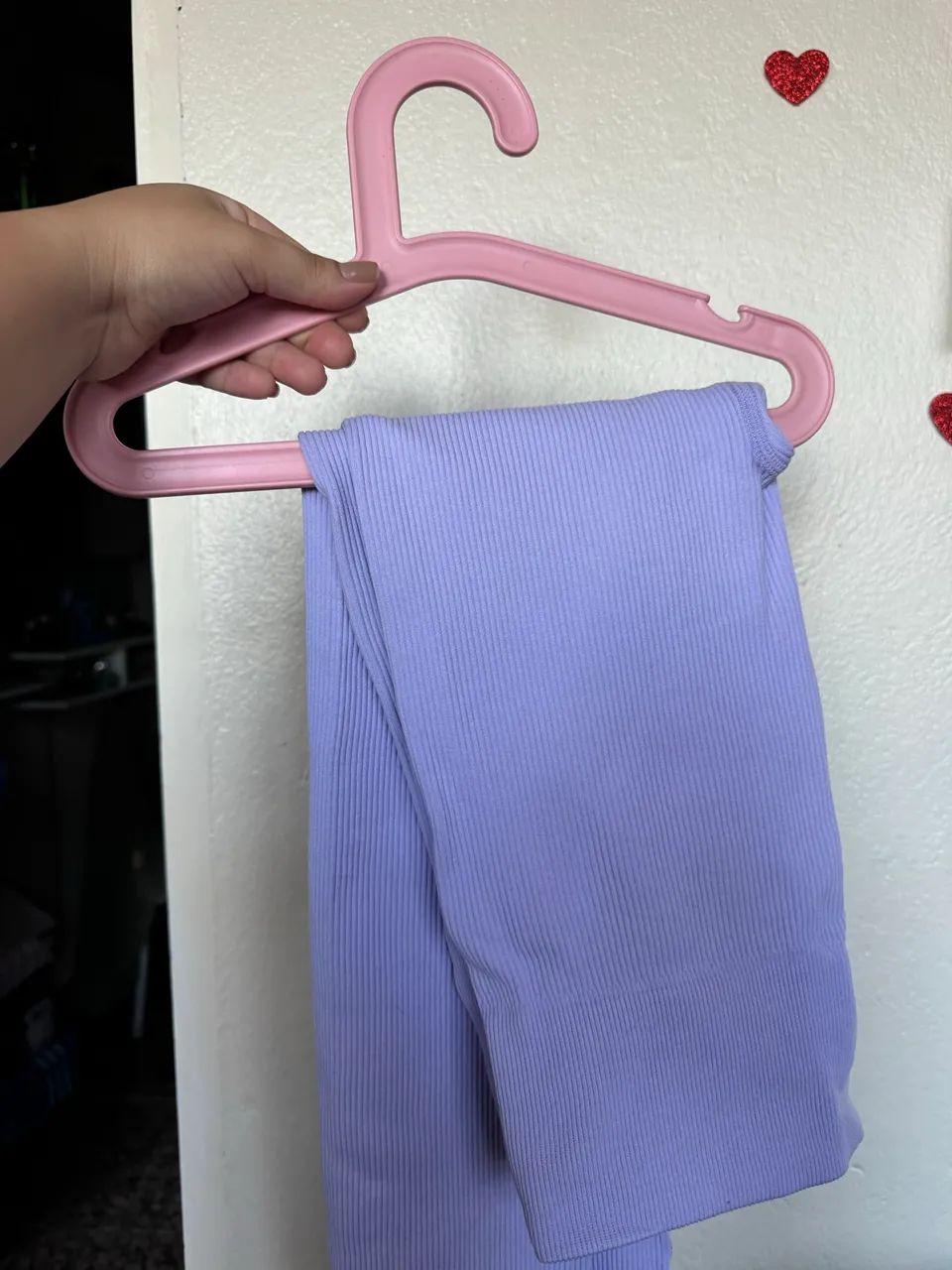 Calça legging canelada, cintura alta. - Foto 2