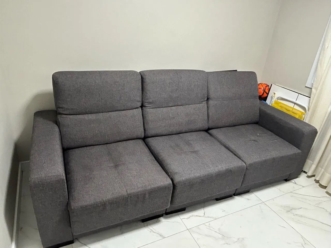 Sofá retrátil 3 lugares  - Foto 3
