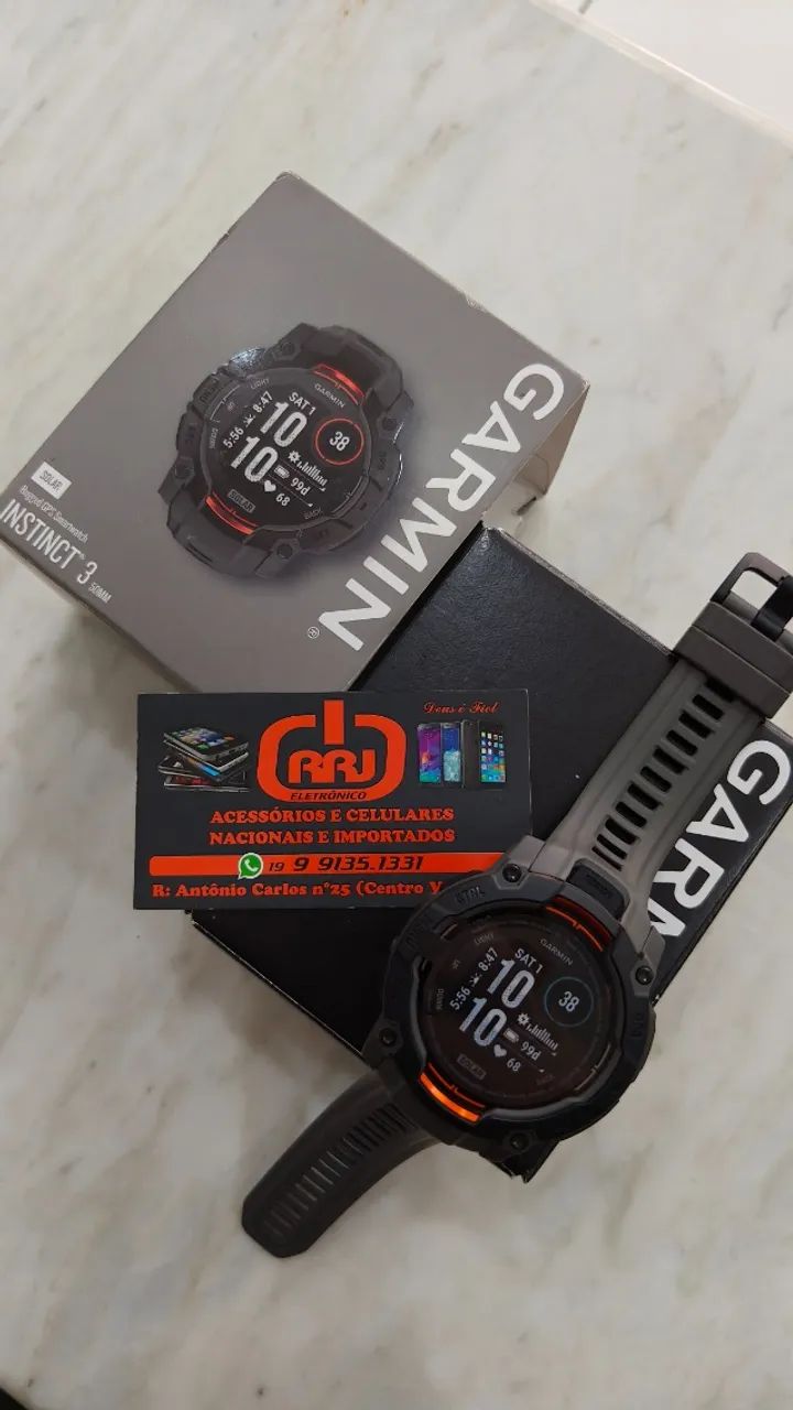 Garmin Instinct 3 Solar 50 mm Black slate  - Foto 5