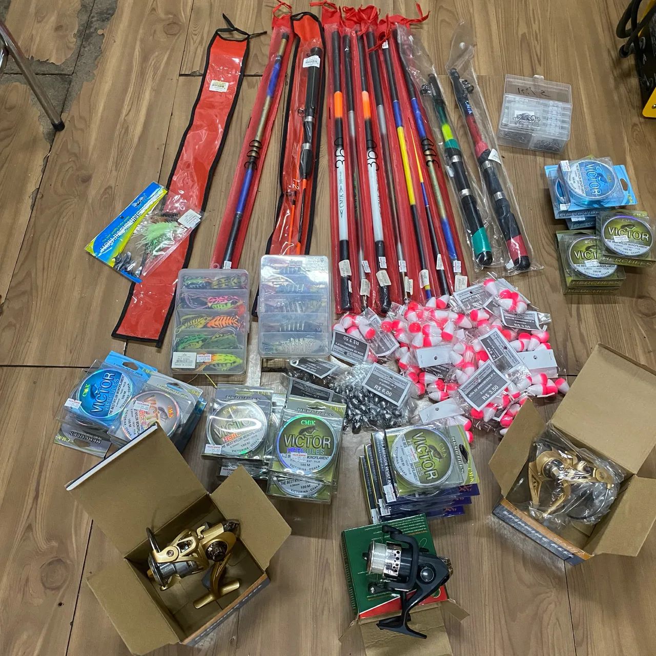 Vendo produto de pesca novos preço da nota - Foto 2