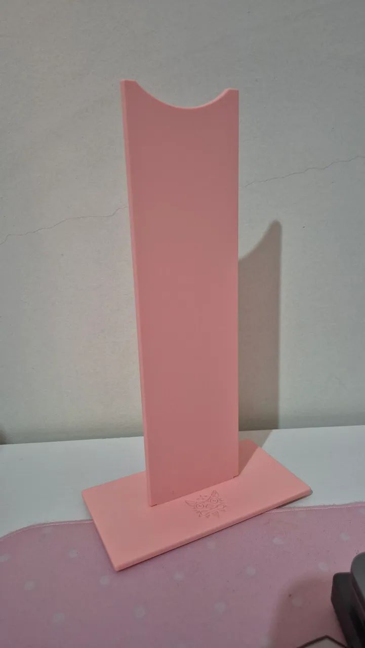 Suporte para headset rosa da onikuma
