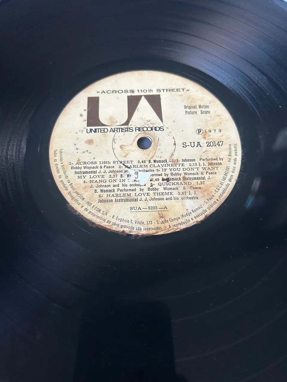 Vinil LP Bobby Womack - Across The 110th Street - Foto 3