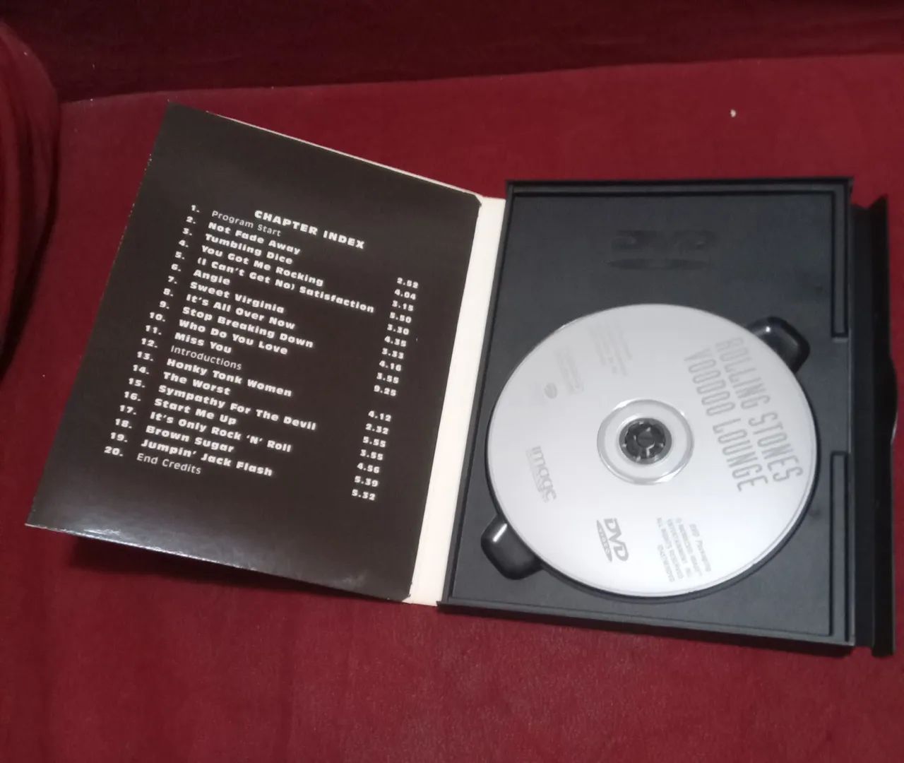 DVD importado Snapcase The Rolling Stones Vodoo Lounge ao vivo