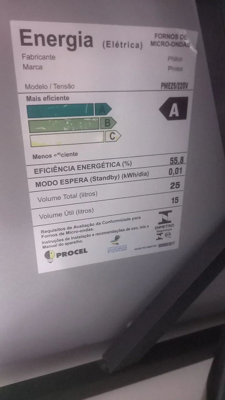 Microondas espelhado 23L Philco para conserto - Foto 6