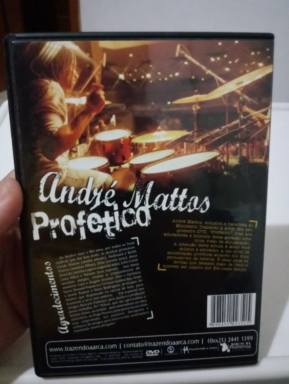 DVD Baterista André Mattos - Profético (RARIDADE) - Foto 2