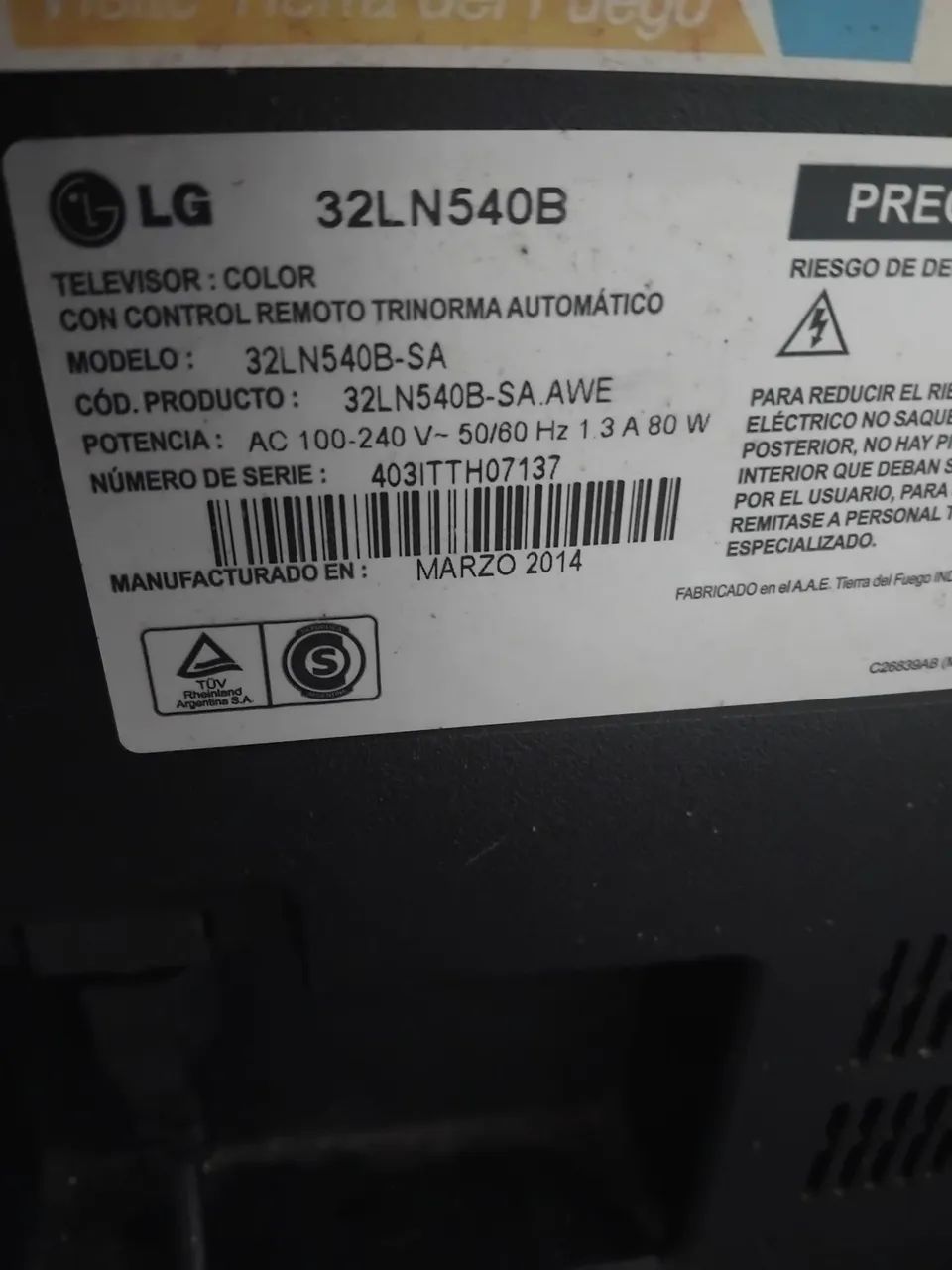 ? TV LG 32" LED 32LN540B - HDMI + USB - Excelente estado - Foto 3