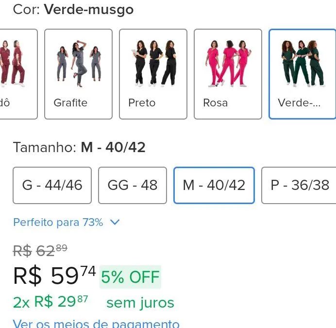 Scrub de enfermagem  - Foto 2