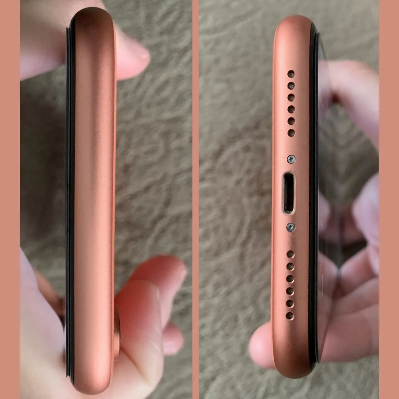 iPhone XR 128GB Coral - Muito Conservado + Caixa Original