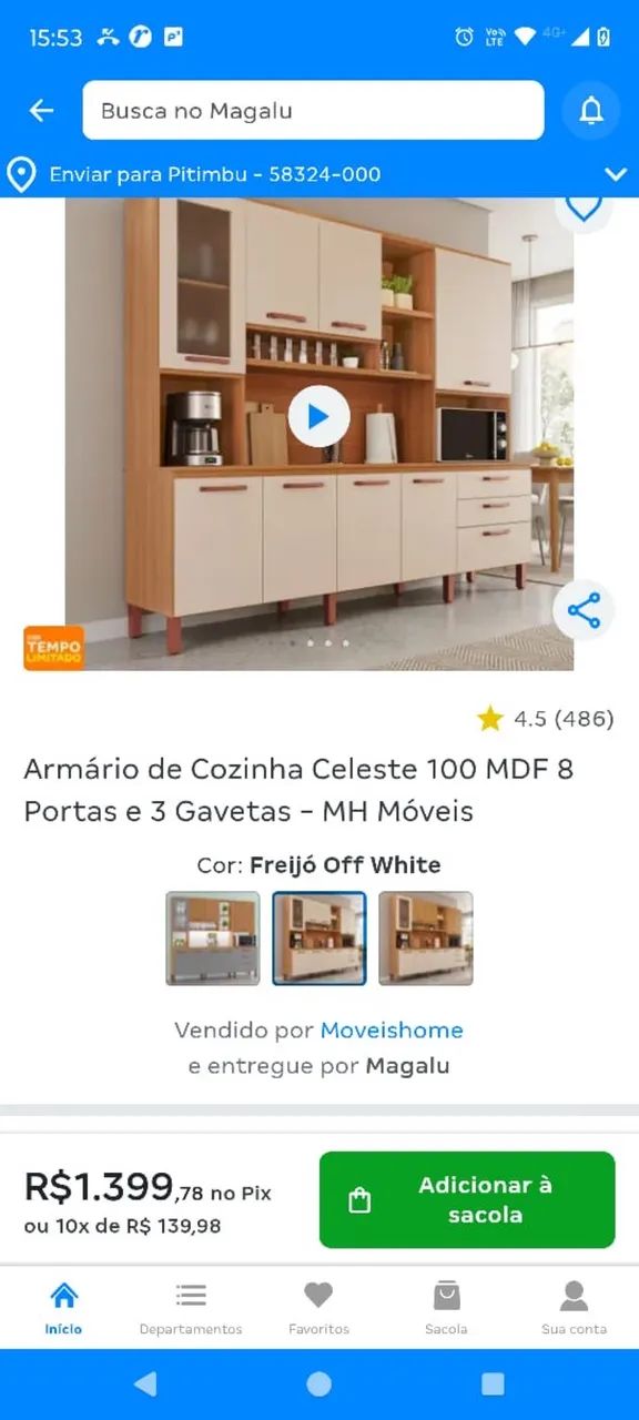 Armário de cozinha 