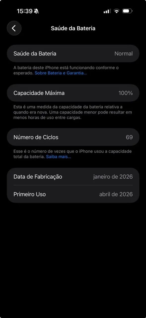 SEGUE MODELO;  IPHONE 17 PRO/MAX - 256 GB COR: AZUL INTENSO