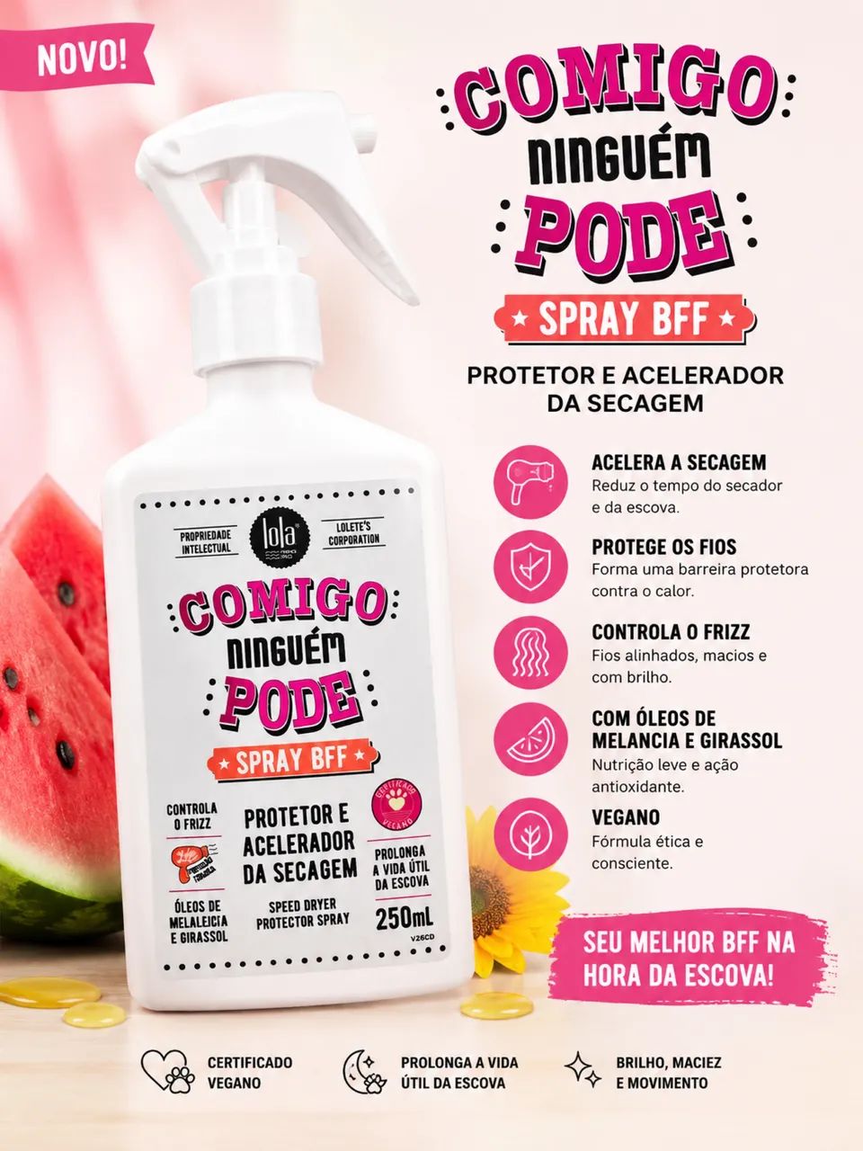 Spray BFF Comigo Ninguém Pode - 250ml - Foto 2