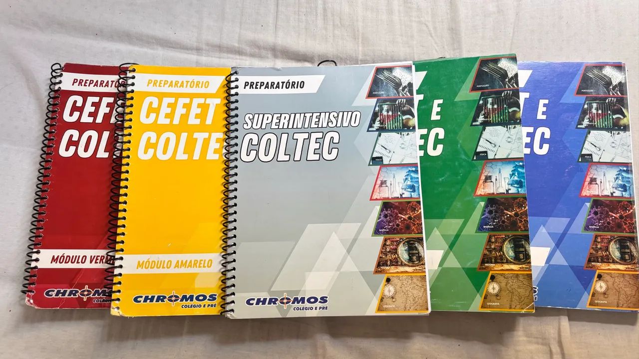 5 Apostilas Chromos CEFET | COLTEC 