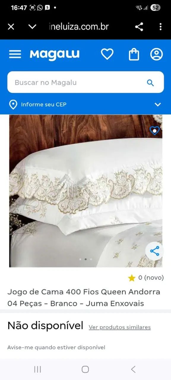 Jogo de lençol de cama lindissimo - Foto 3