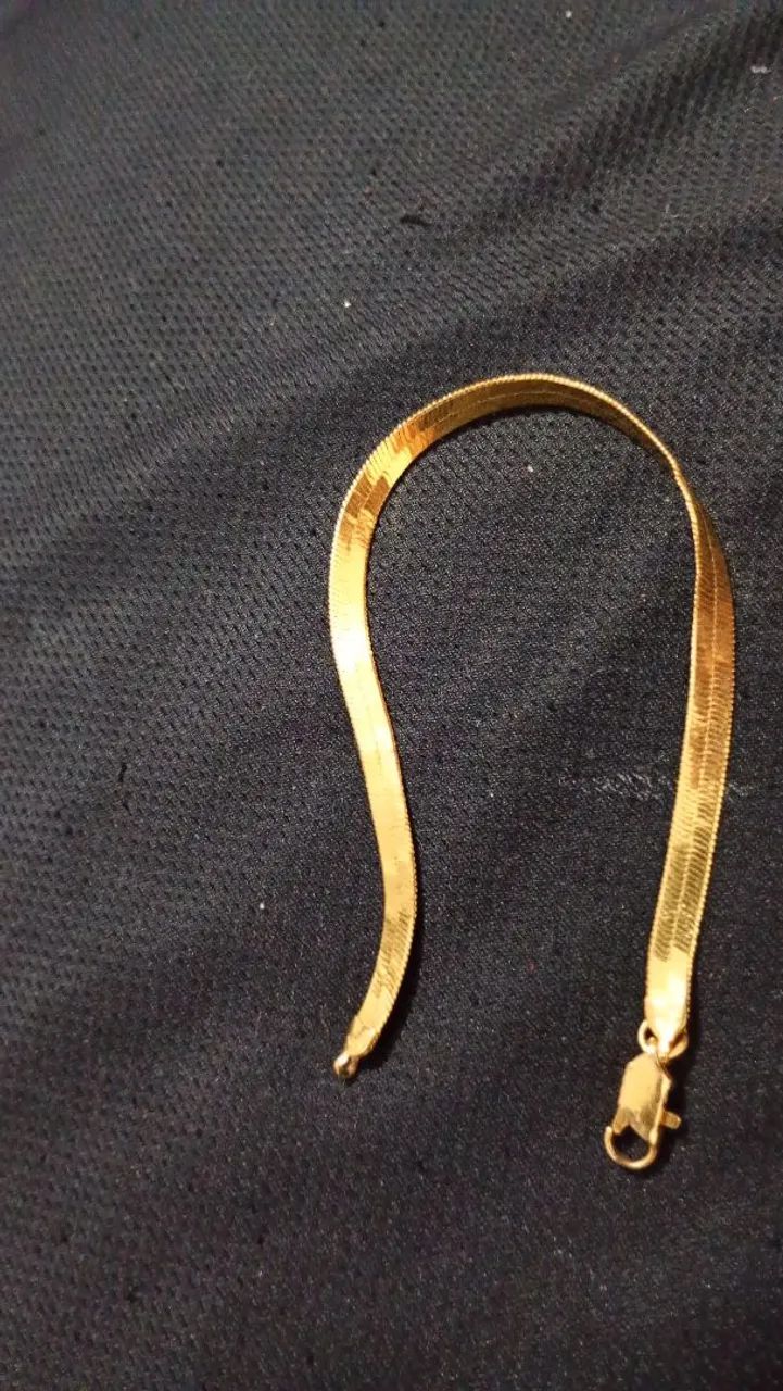 Pulseira folheada a ouro  - Foto 2