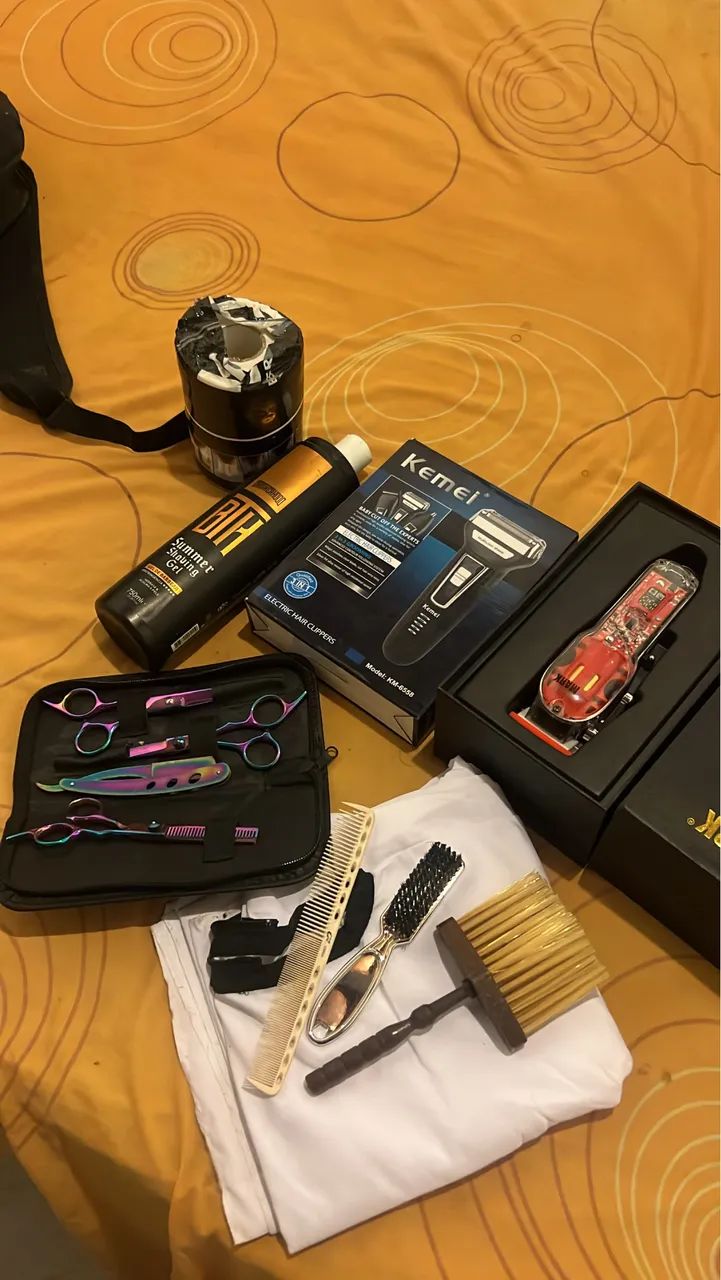 Material de barbearia 