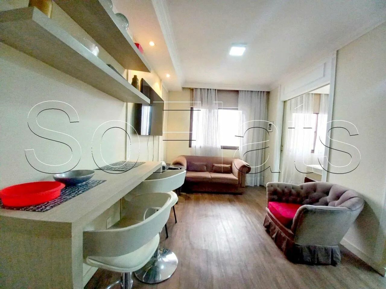 Flat The World disponível para venda com 30m², 01 dorm e 01 vaga - Foto 4