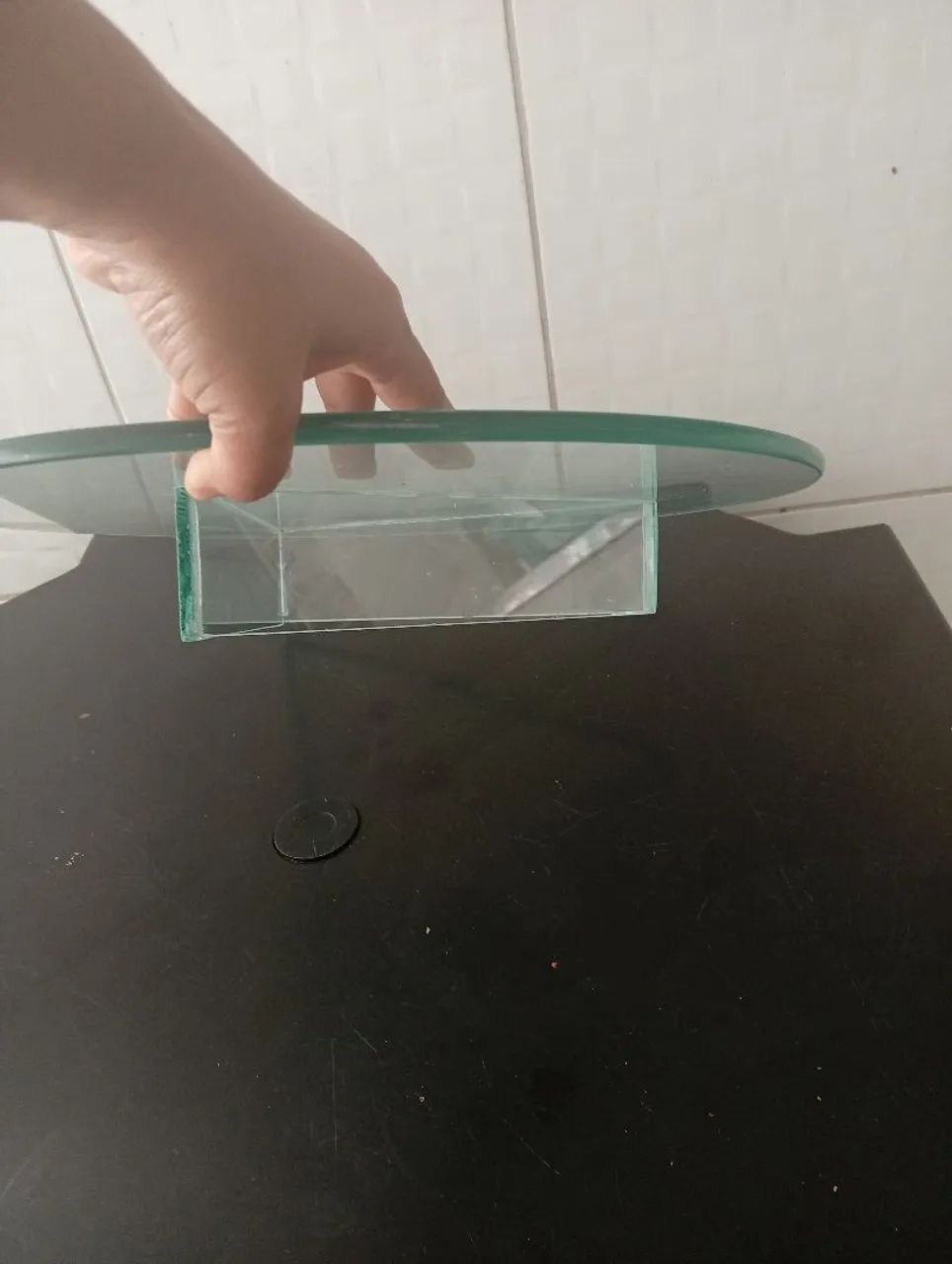Tábua de vidro para bolo  - Foto 3