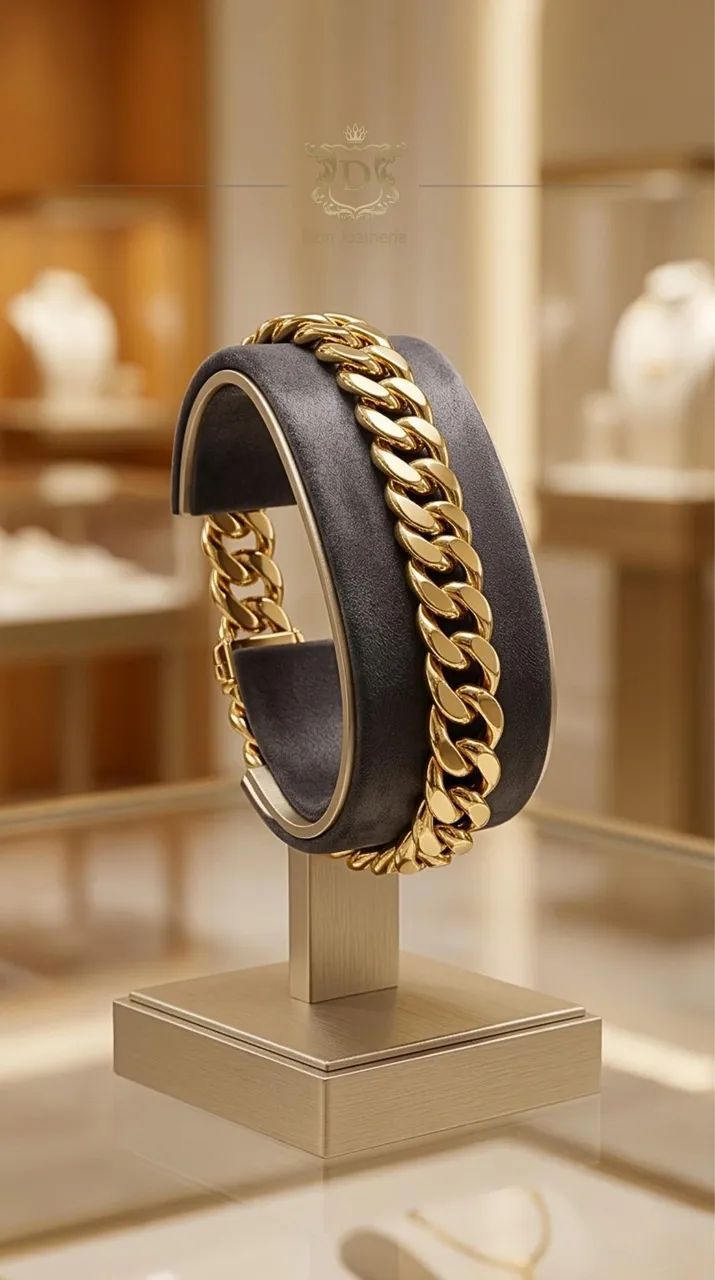 Pulseira Grumet em Ouro 18k 750